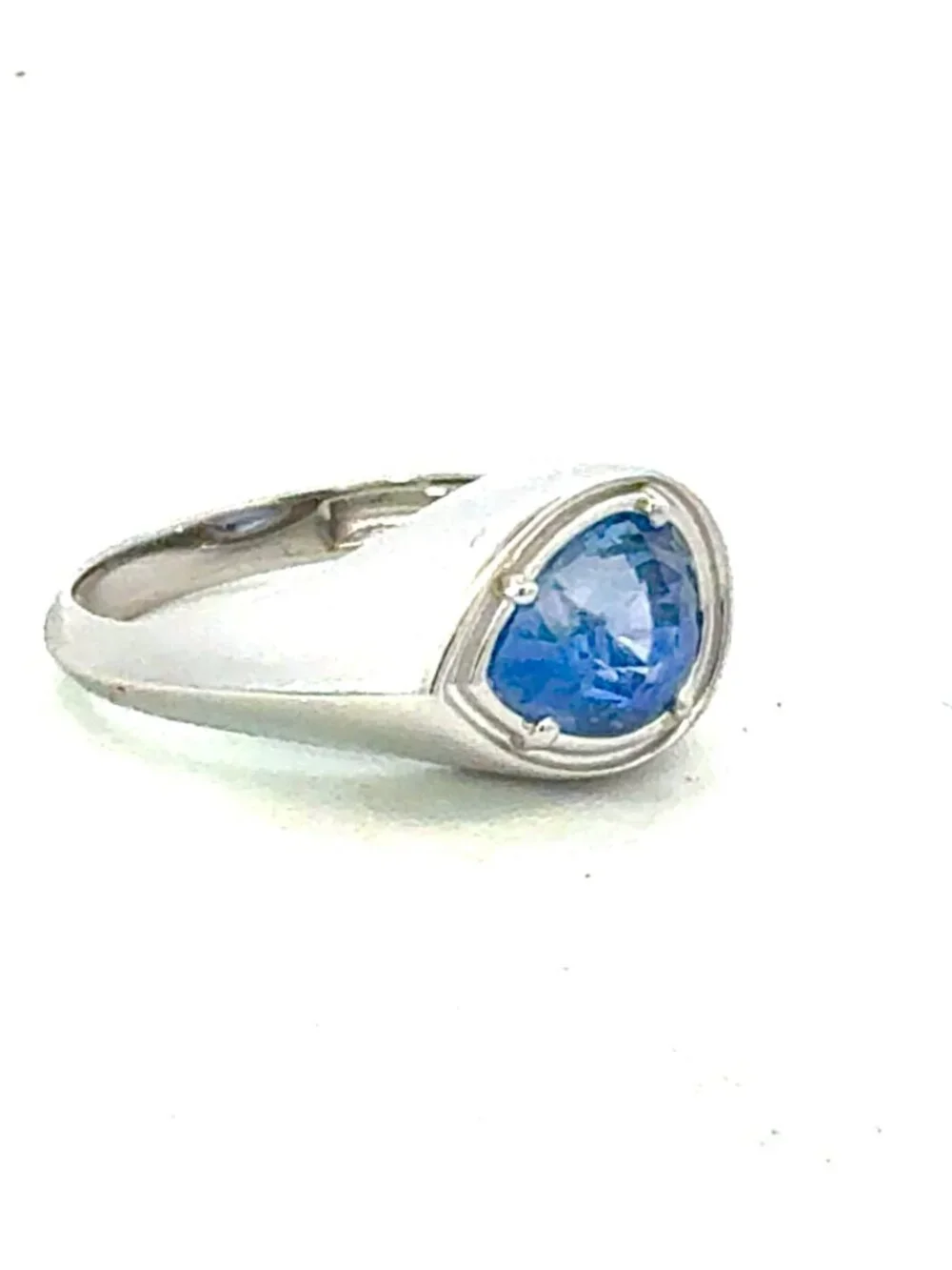 Natural Sapphire Ring Size 7 14k Gold 4.5 Carats Certified $5,950 604453